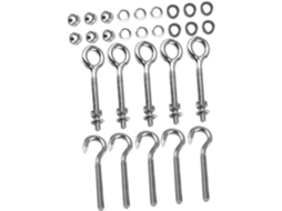 Ganchos De Aço Inoxidável Para Telhados, Conjunto Com 10 Unidades, Par