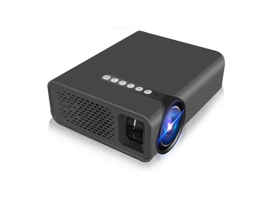 Projetor Yg520 Snyc Display Smartphone Mini Lcd Led 1080P Hdmi Usb Av Sd Home Theater Blackeu Plug