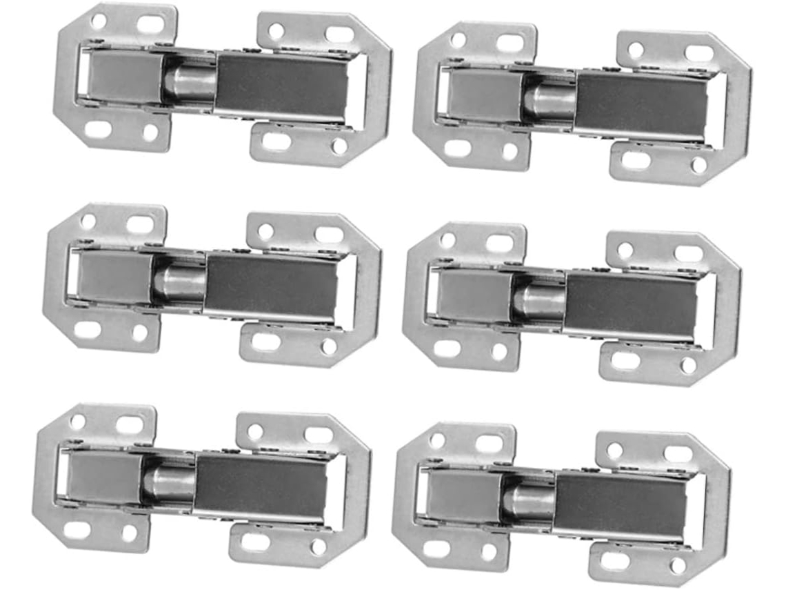 Conjunto De 6 Aço Laminado A Frio Para Portas Armários Com Lisa.