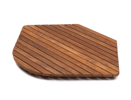 Grelha de chuveiro em madeira de teca Zenkooi Ol01344 72x72cm R
