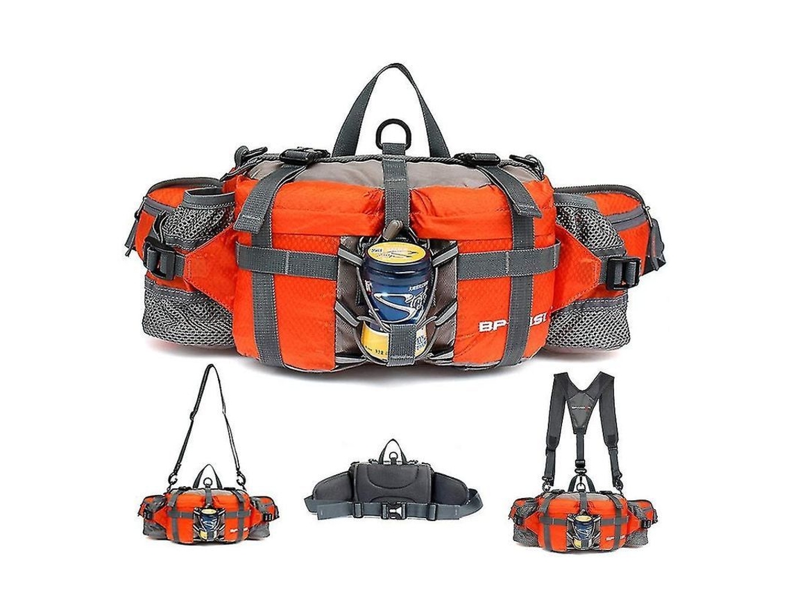 2026 bolsa de Cintura Táctica Impermeable com 2 Portabotellas para Deportes Ao Ar Livre Caminhada Trekking