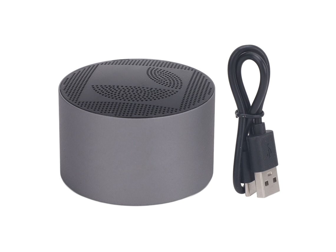 Altavoz estéreo HiFi portátil retro com Bluetooth e carga USB, rosa, para casa e viagens