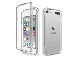 Capa Para Ipod Touch 7/6/5 Híbrida Transparente 2 Em 1 À Prova De Choque Pc Rígido Tpu Macio Slim Fit Pára-choques De Silicone Transparente
