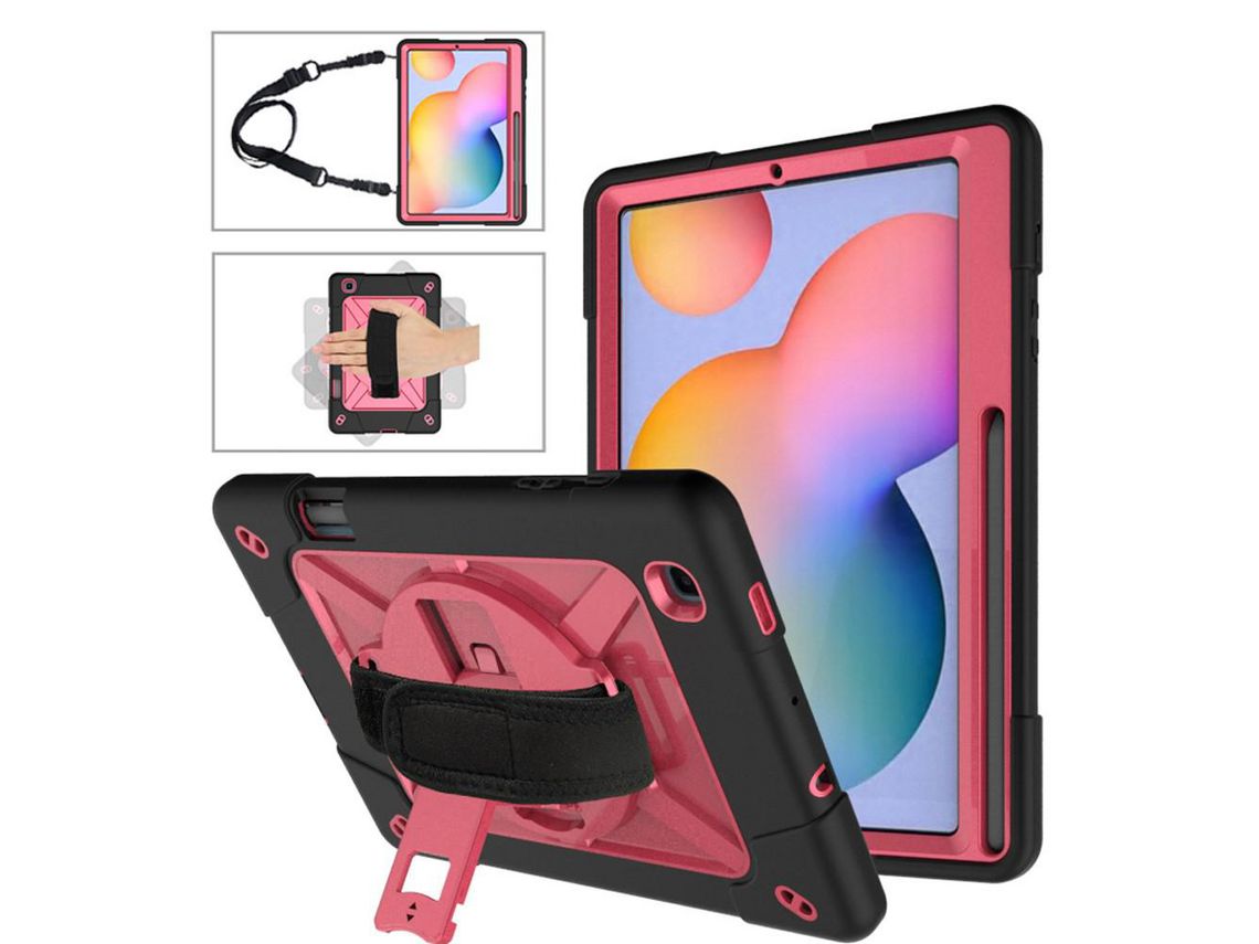 Capa de Silicone para Samsung Galaxy Tab s6 lite Rosa