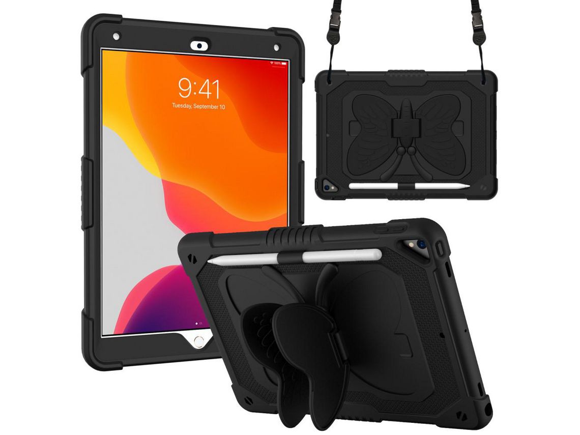 Capa para iPad 10.2 (2021)/(2020)/(2019) Preto