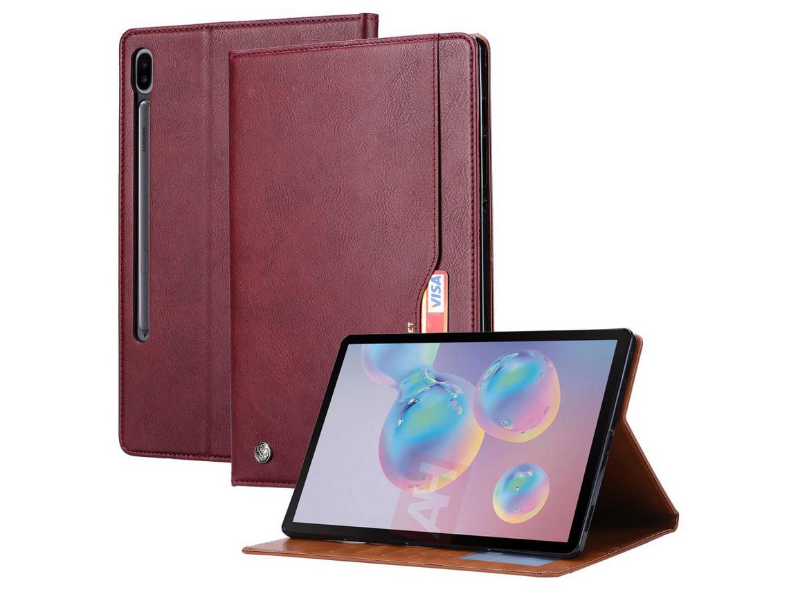 Capa para Samsung Galaxy Tab s8 plus Vermelho