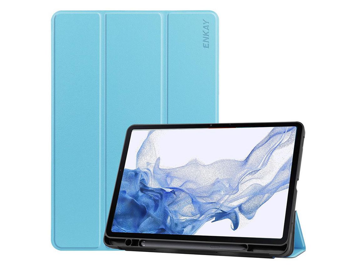 Capa para Samsung Galaxy Tab s8 11'' wi-fi sm-x700/5g sm-x706 Azul