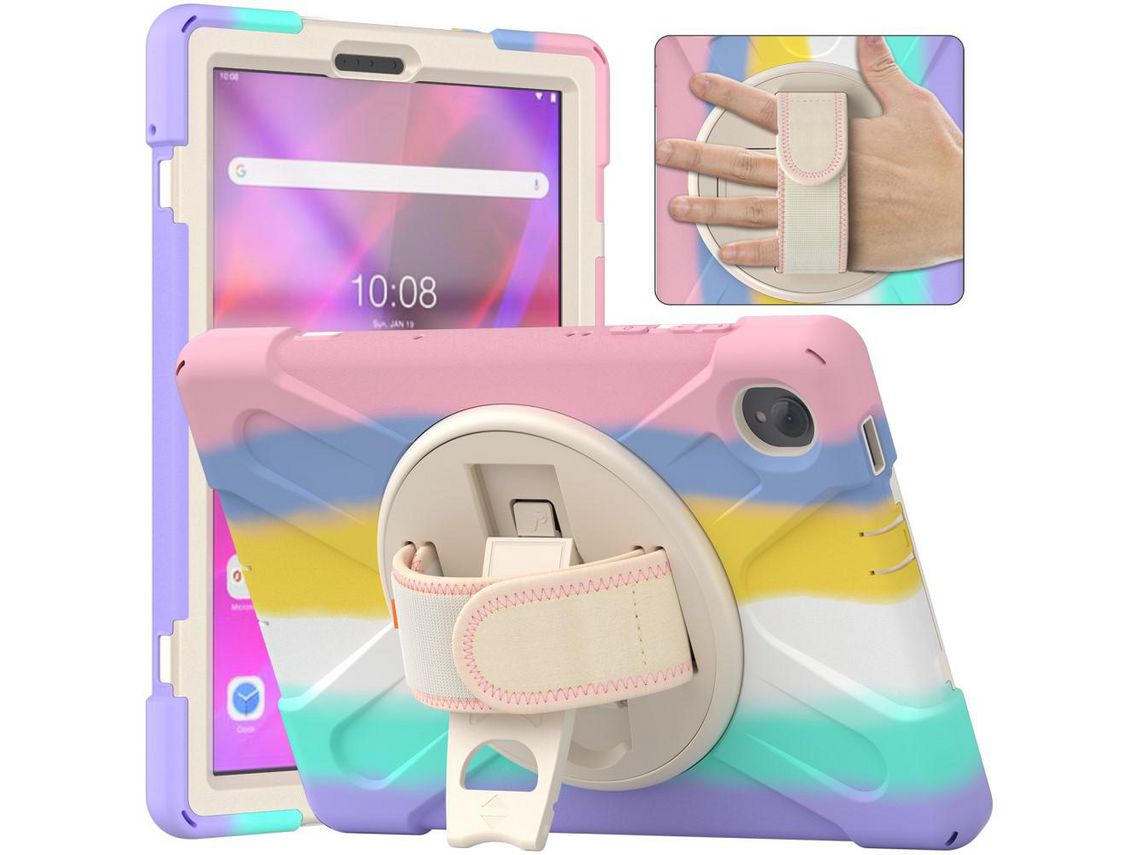 Capa de Silicone para Lenovo Tab k10/m10 plus Rosa