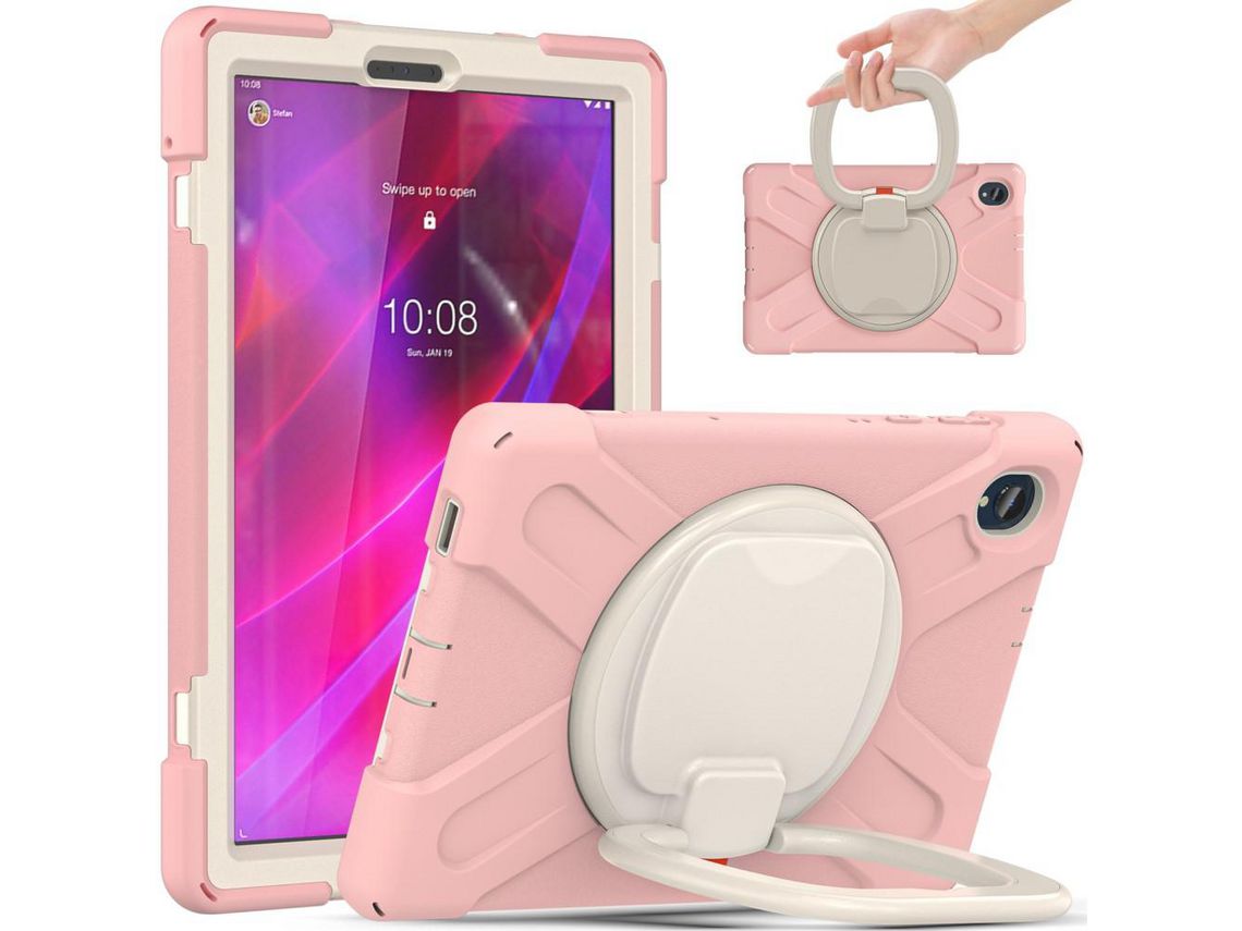 Capa de Silicone para Lenovo Tab k10/m10 plus Rosa
