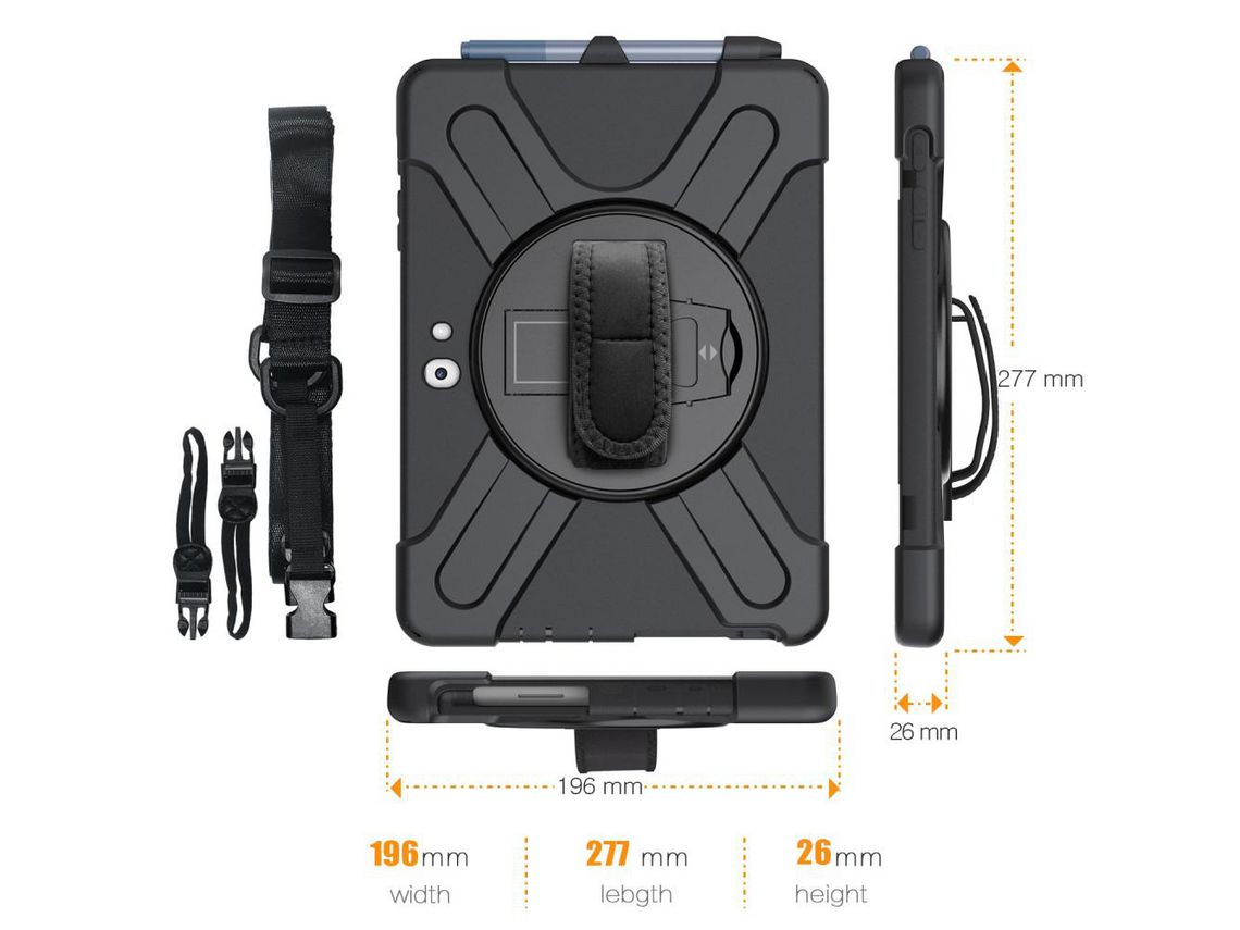 Capa de Silicone para Microsoft surface go/go 2 Preto