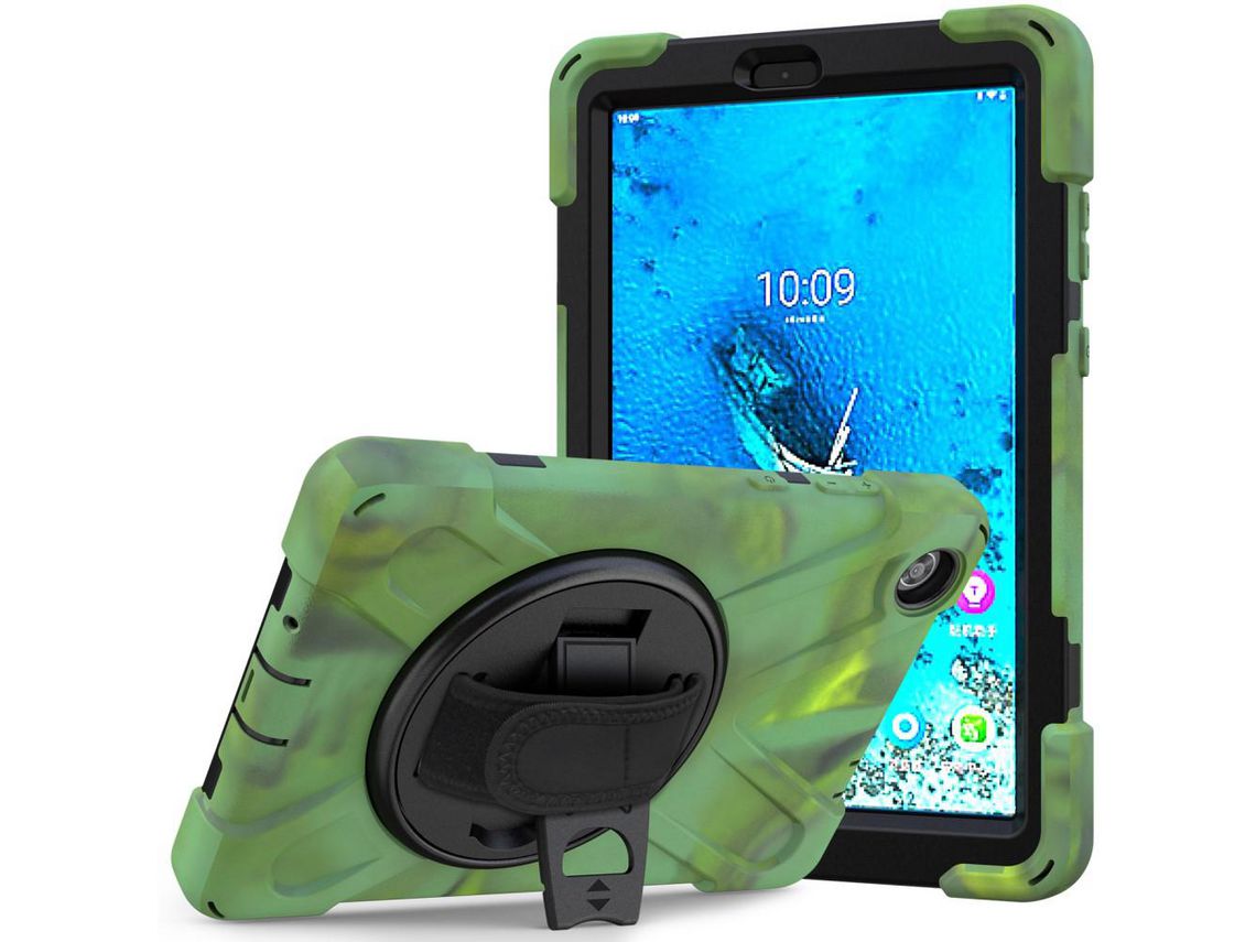 Capa de Silicone para Lenovo Tab m8 8 tb-8505f/8505x 2019 Camuflagem