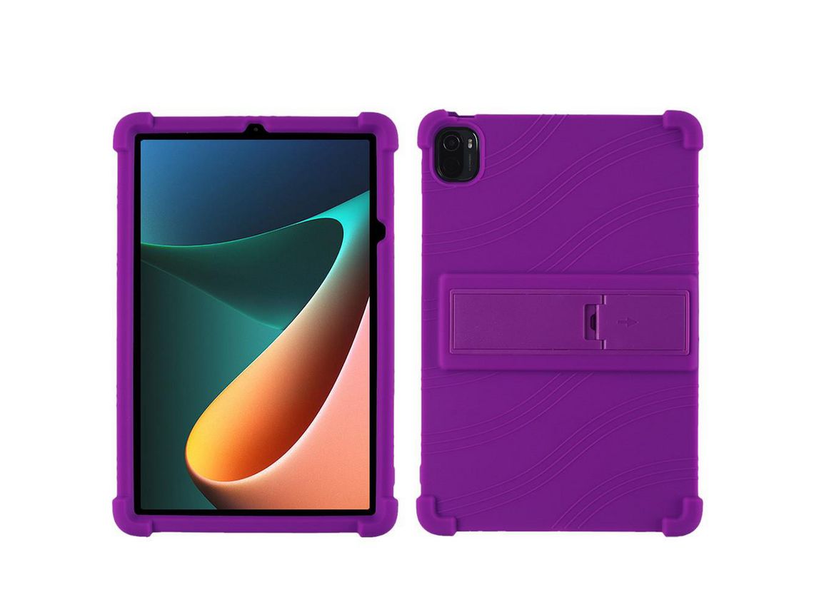 Capa de Silicone para Xiaomi pad 5/pad 5 Pro Roxo