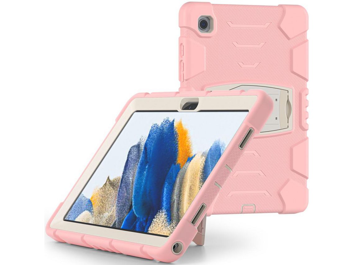 Capa de Silicone para Samsung Galaxy Tab a8 10.5 (2021) x200/205 Rosa