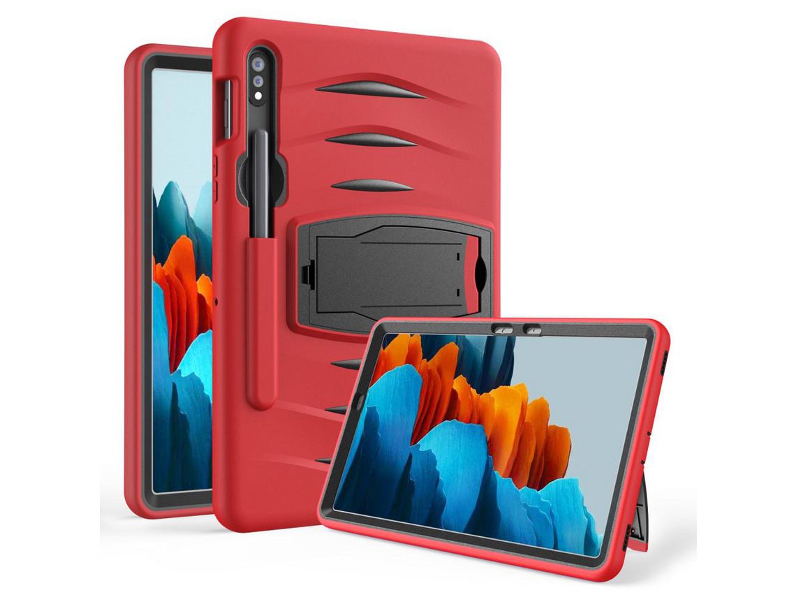 Capa de Silicone para Samsung Galaxy Tab s7 t870/t875 Vermelho