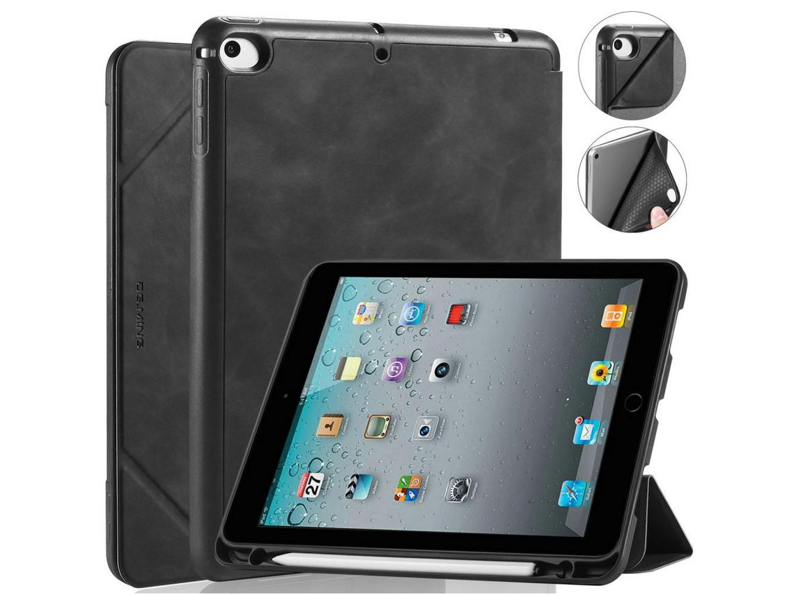 Capa para iPad Mini (2019) 7.9 /iPad Mini 4 Preto