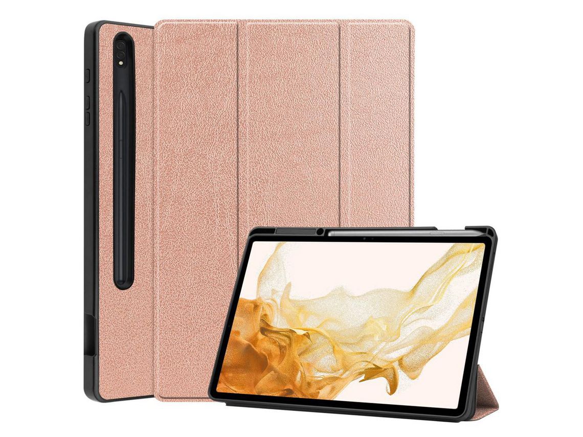 Capa para Samsung Galaxy Tab s8 plus Rosa