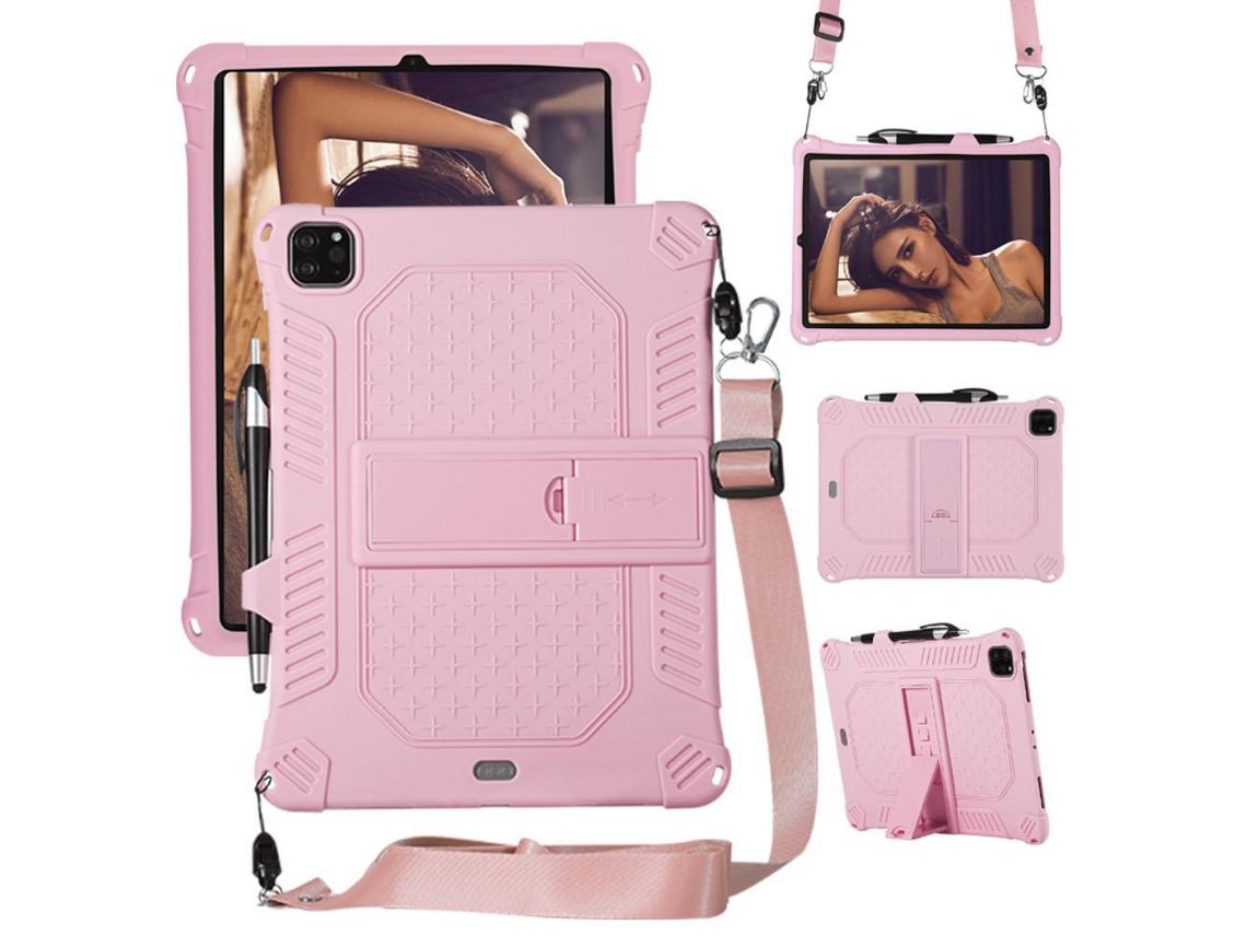 Capa de Silicone para iPad Pro 11 (2020)/(2018) Rosa