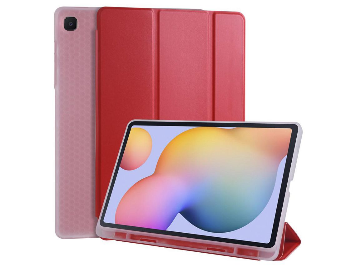 Capa para Samsung Galaxy Tab s6 lite Vermelho