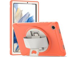 Capa de Silicone para Samsung Galaxy Tab a8 10.5 (2021) x200/x205 Laranja