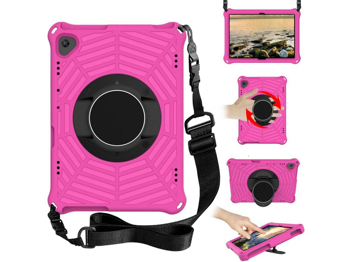 Capa para Lenovo Tab m10 fhd rel tb-x605fc/tb-x605lc 10.1 Rosa