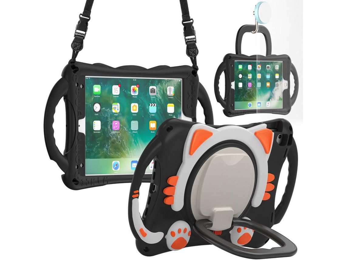 Capa para iPad 9.7- (2018)/(2017)/Pro 9.7 (2016)/Air 2 Preto