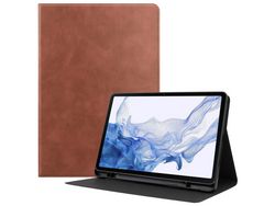 Capa para Samsung Galaxy Tab s8 Castanho