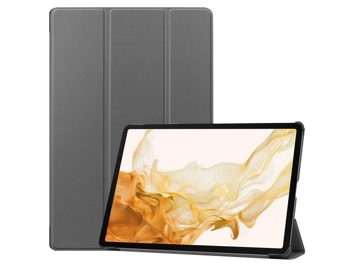 Capa para Samsung Galaxy Tab s8 plus Cinzento