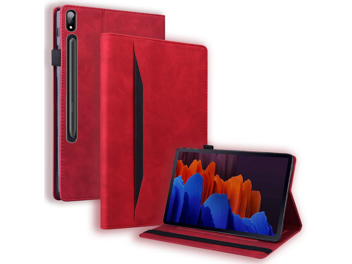 Capa para Samsung Galaxy Tab s7/Galaxy Tab s8 Vermelho