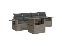 Garden Sofa Set, Garden Sofa Sets Vidaxl Cinzeto Rattan / Vime (n/a)