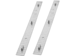 Régua De Metal Leve E Portátil Com 3 Pinos Para Desenho E Projetos