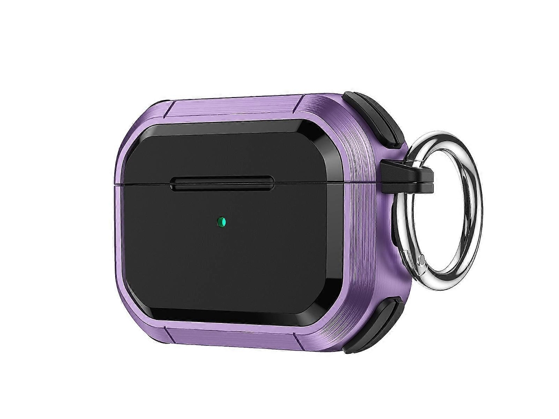 Estojo Protetor Para Fones De Ouvido Airpods 3 Em Tpu + Pc Com Fivela De Metal