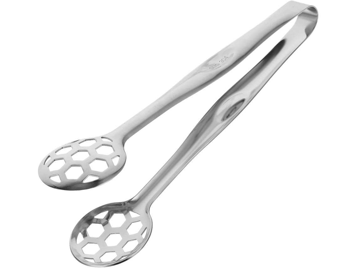 Pinça Para Bife Aboofan Em Aço Inoxidável, Pinça De Metal Versátil Para Cozinhar E Servir