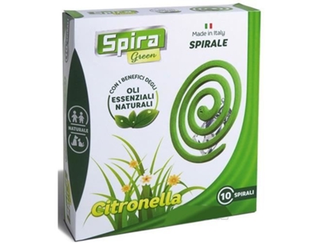 Espiral Anti Zanzare 10 Pz Alla Citronella