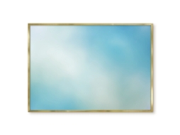Quadro de vidro magnético texturizado preto para hall de entrada Espelharte (100x70 cm)