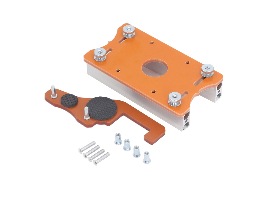 Placa De Inserção Para Mesa De Roteador De Madeira Com Suporte De Posicionamento De Ranhura De Alta Precisão Para Cortadora De 65mm