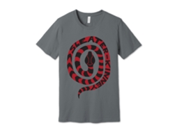 Camiseta Sleater Kinney Snake Cinza ROCKINSTONE Unissex Adulto Mais Vendidas Tamanho: G