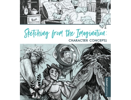 Livro Sketching from the Imagination Character Concepts de Publishing Publishing 3dtotal (Inglês)