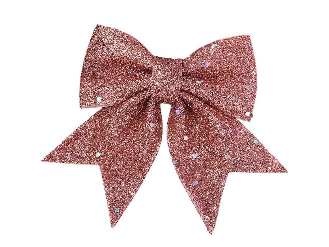 Lacos De Natal Com Brilho Em Espuma Para Árvore De Natal Decor Acessórios Presente 2/10pcs 10 Unidades Rosa