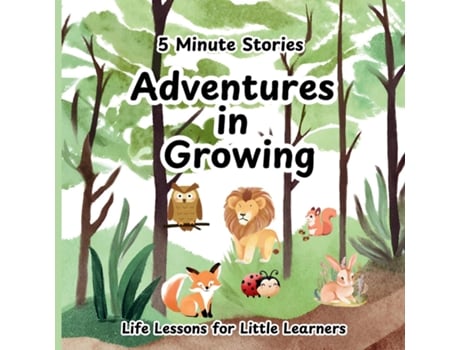 Livro 5 Minute Stories Adventures in Growing Short Bedtime Stories, Nursery Rhymes and Fairy Tales Collections for Children de Haris Talovic (Inglês)