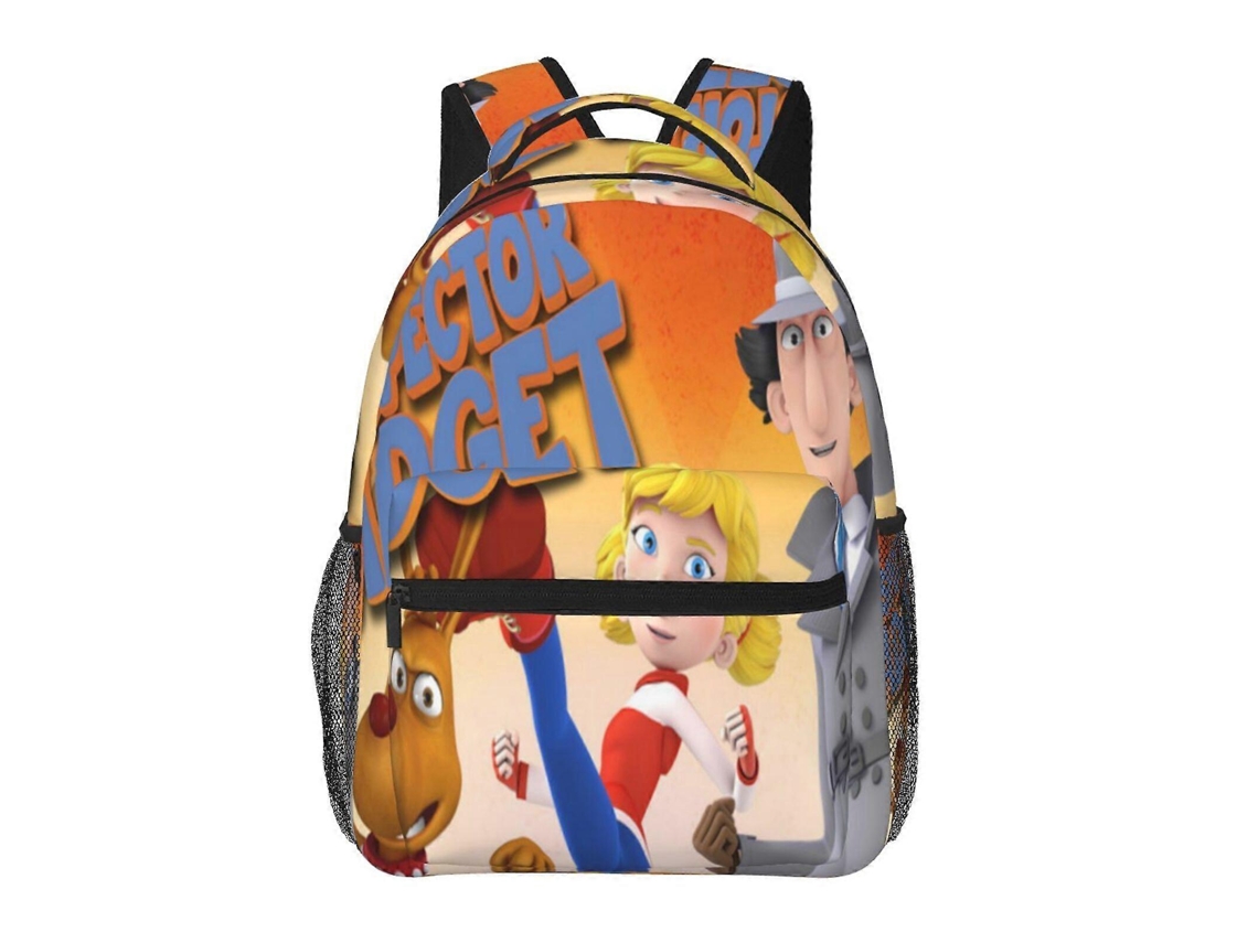 Mochila De Estudante Inspector Gadget H19, Elegante, Leve, À Prova Dágua E Com Alça De Ombro Ajustável. Olysi Shop