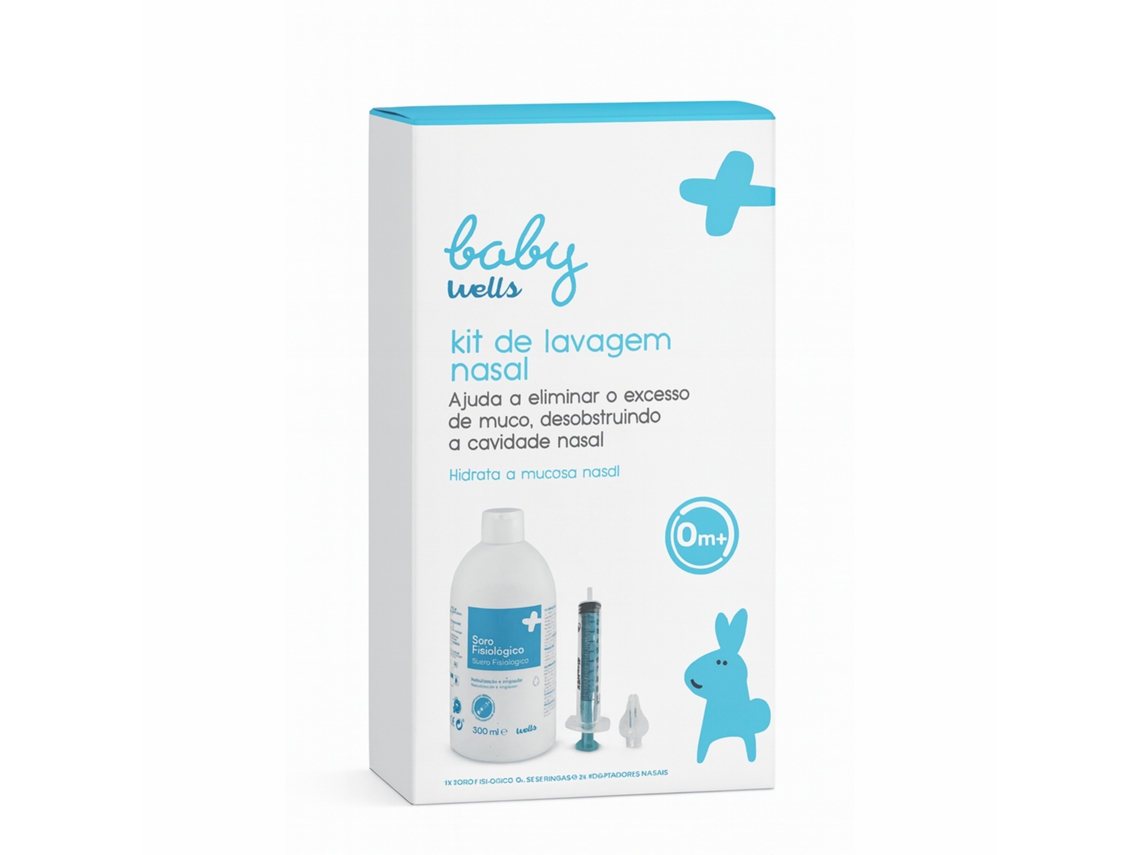 Conjunto Soro Fisiológico E Adaptador Baby Wells