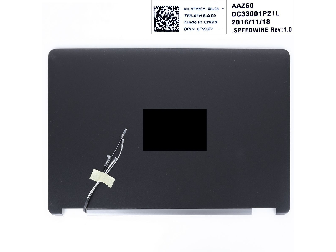 Tampa traseira LCD Dell Latitude E7470 com cabo Wi-Fi (compatível com Fvx0y)