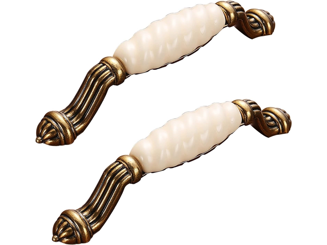 Maçaneta De Porta, Maçanetas De Cerâmica Para Armário, Maçanetas De Gaveta Vintage, Maçanetas De Armário Vintage, 2 Peças