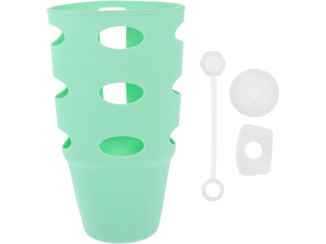 De Silicone Antiderrapante Para Mamadeira, Reutilizável, Capa De Silicone Resistente A Arranhões, Compatível Com Copos Gokoco