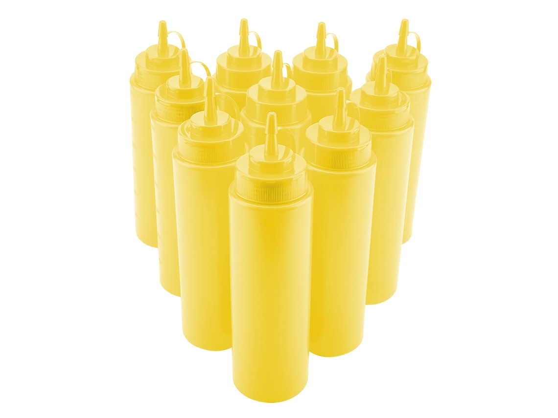Conjunto de 10 Dispensadores de Condimentos 720ml | S/MARCA