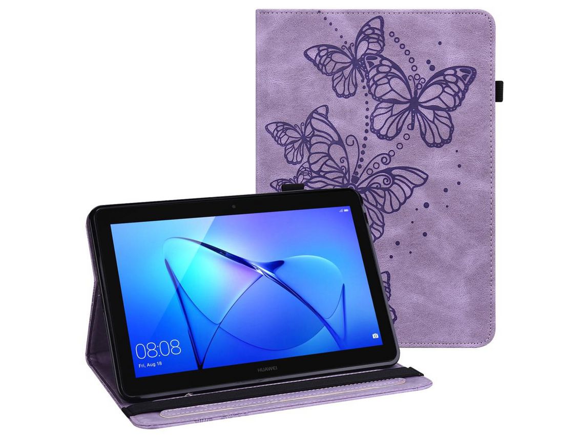 Capa para Huawei mediapad t3 10 Roxo