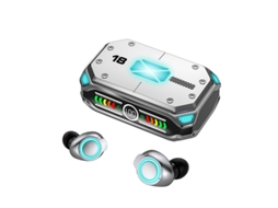 Auriculares Bluetooth True Wireless M43 5.3 Binaural Gaming Touch Control Mini Prata