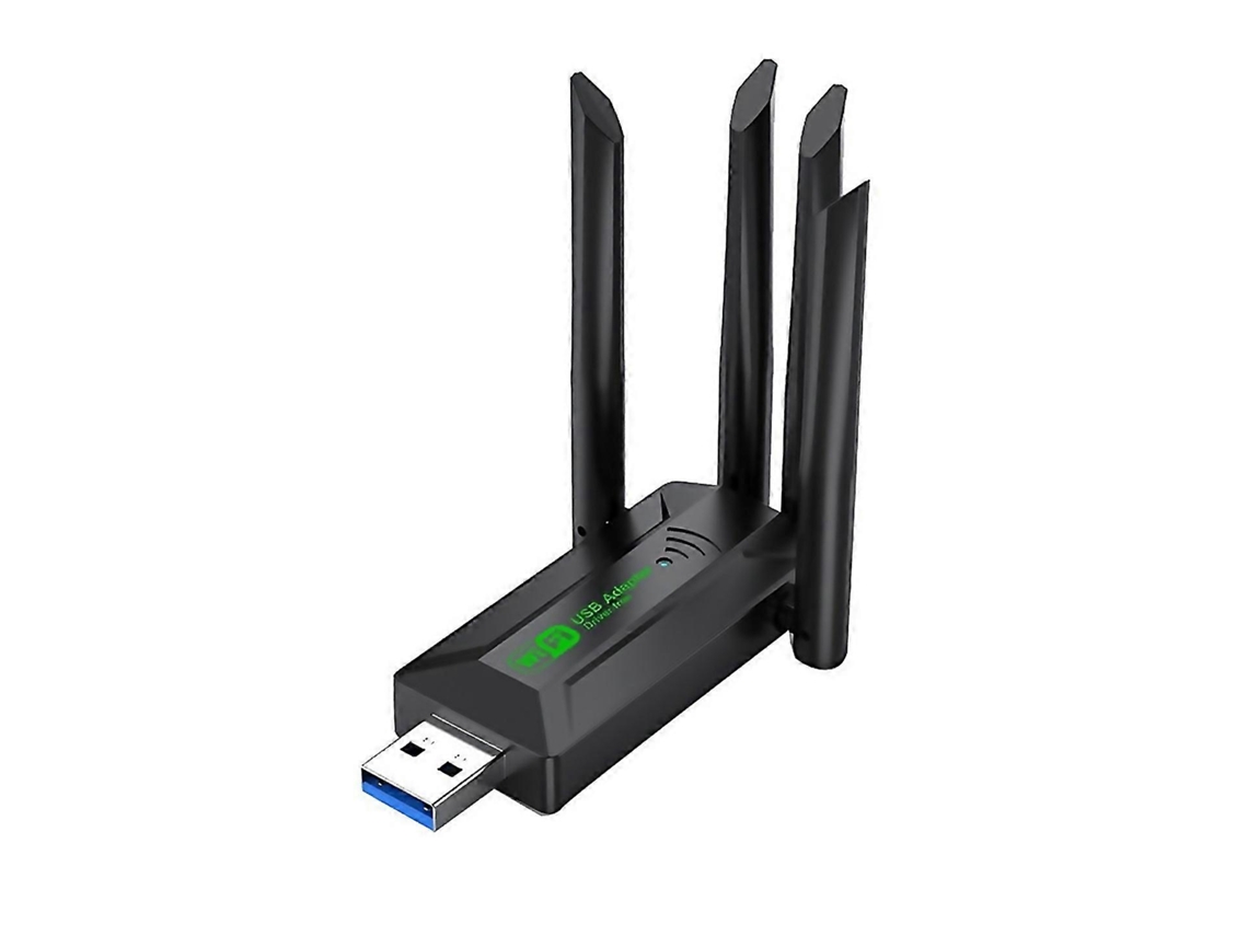 Adaptador Wi Fi Usb 3.0 De Banda Dupla De 1200 Mbps Com 4 Antenas. Hengjian