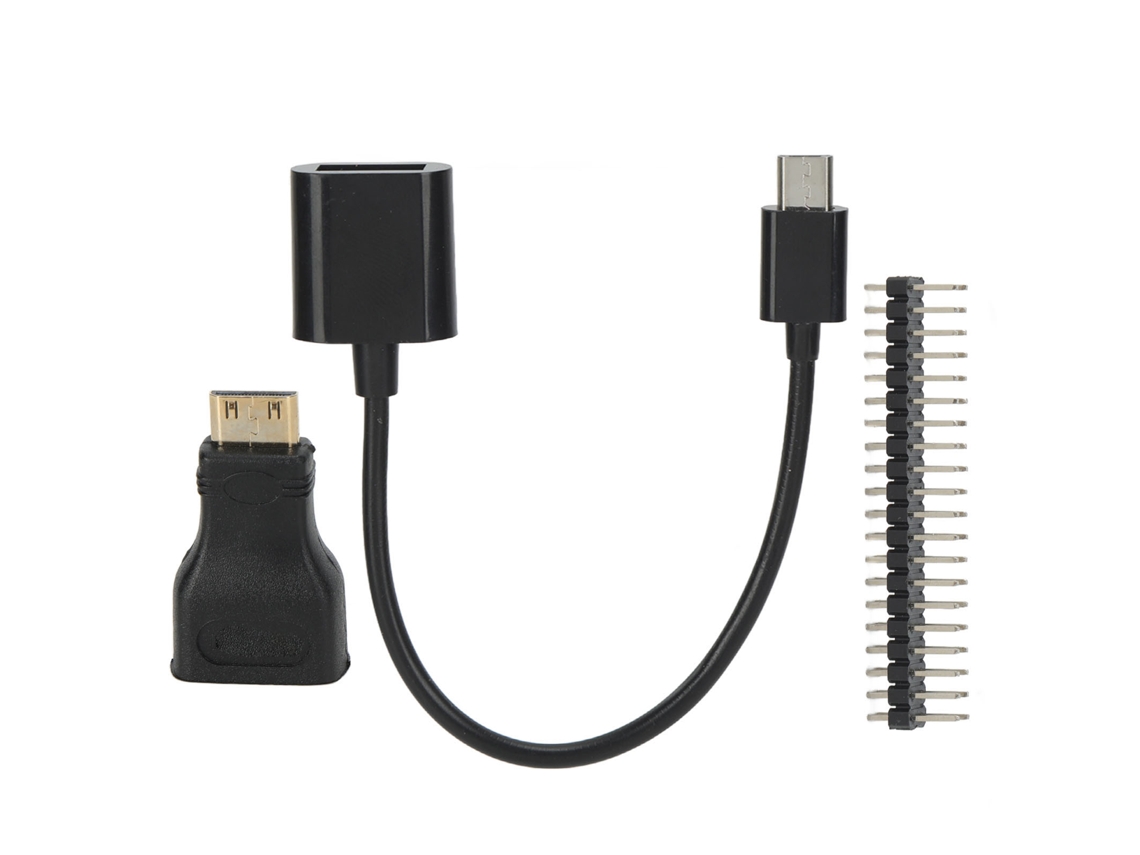 Awts adaptador Mini Hd para Cabo Hd Micro Usb para Usb Feminino 40p para Raspberry Pi Zero Pin Kit
