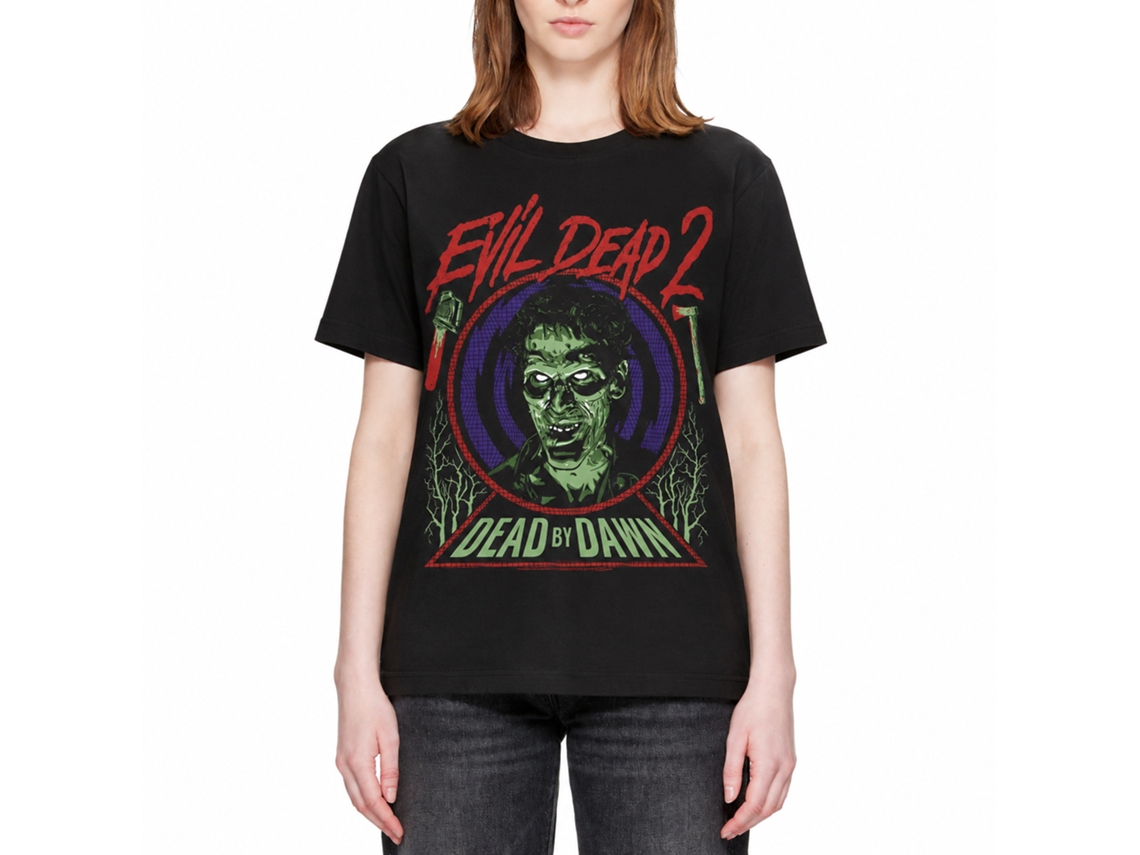 Rockinstone Evil Dead Evil Ash Black Adult T-shirt Size:xxl